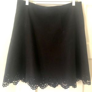 Scalloped bottom skirt